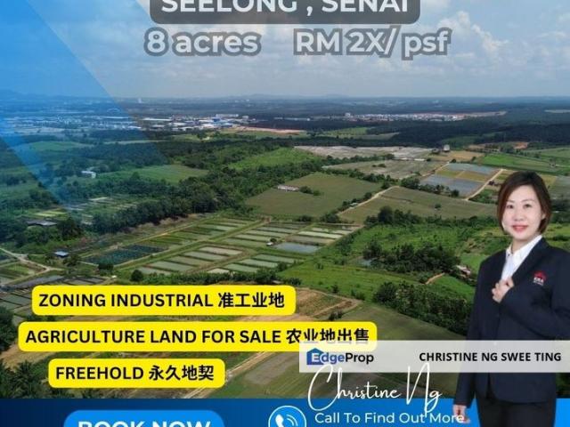 Warehouse for sale in Seelong, Johor