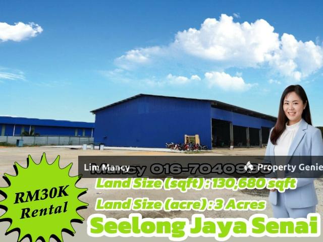 Warehouse for sale in Seelong, Johor