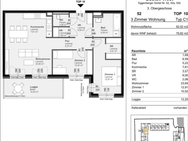 Apartment mieten in Hönigtal