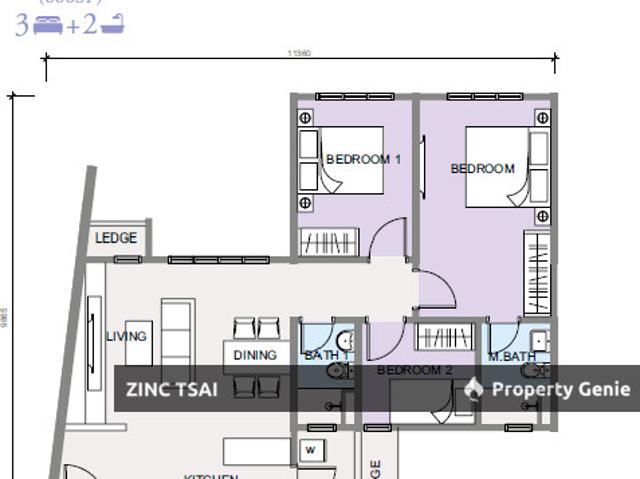 Serviced Residence for rent in Petaling, Alam Impian