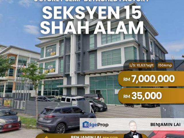 Warehouse for sale in Shah Alam, Selangor