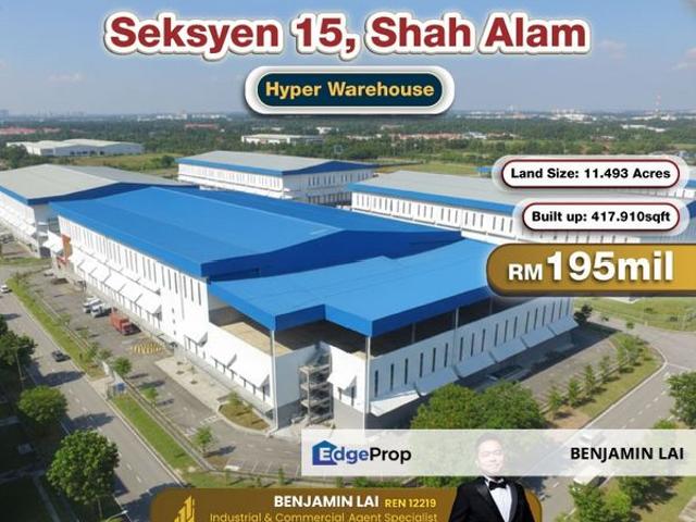 Warehouse for sale in Petaling, Alam Impian