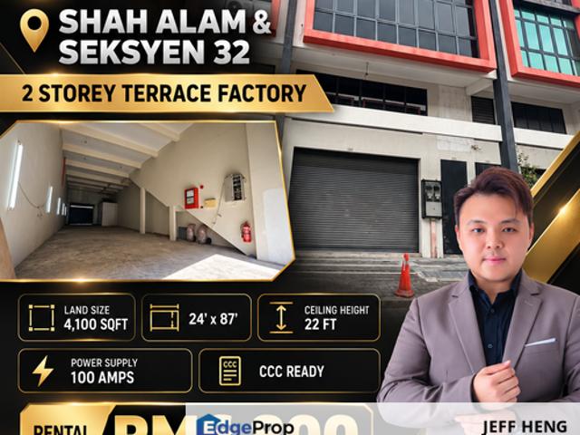 Warehouse for rent in Alam Impian, Selangor