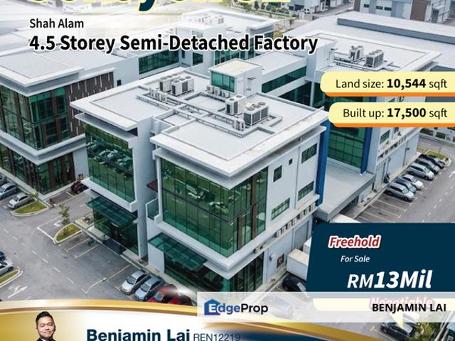 Warehouse for sale in Alam Impian, Selangor