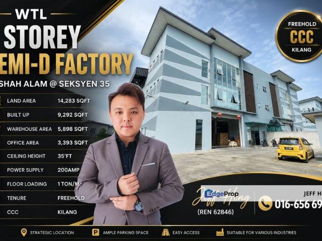 Warehouse for rent in Port Klang, Selangor