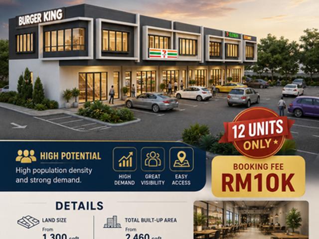 Shop for sale in Kajang, Langat