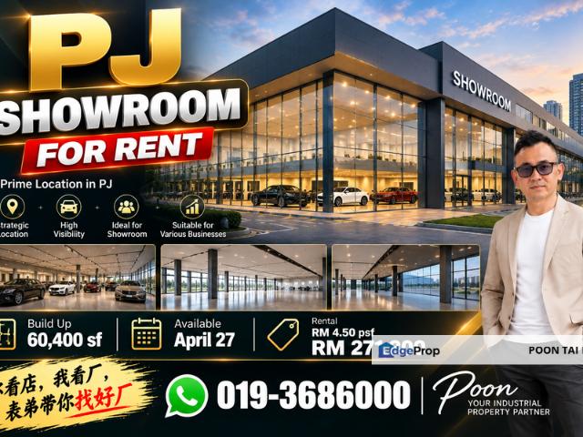 Warehouse for rent in Petaling Jaya, Petaling