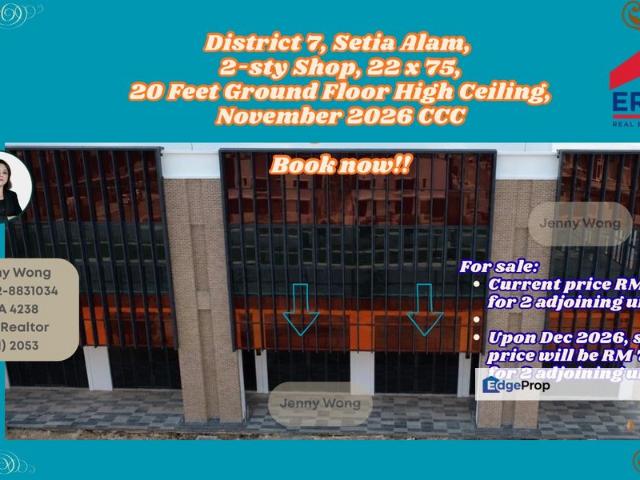 Shop for sale in Shah Alam, Petaling