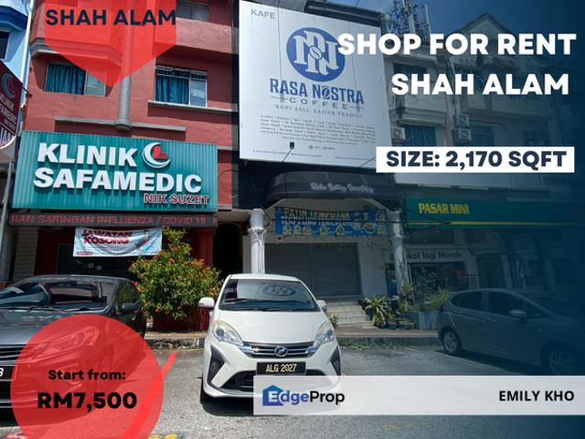 Shop for rent in Petaling, Alam Impian