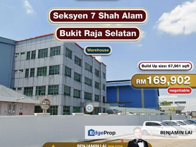 Warehouse for rent in Petaling, Alam Impian