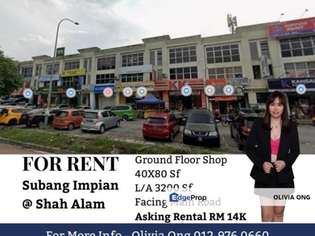 Shop for rent in Petaling, Alam Impian