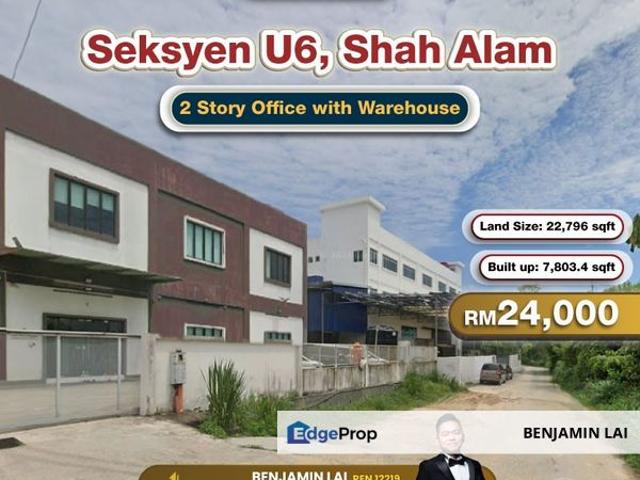 Warehouse for rent in Petaling, Alam Impian