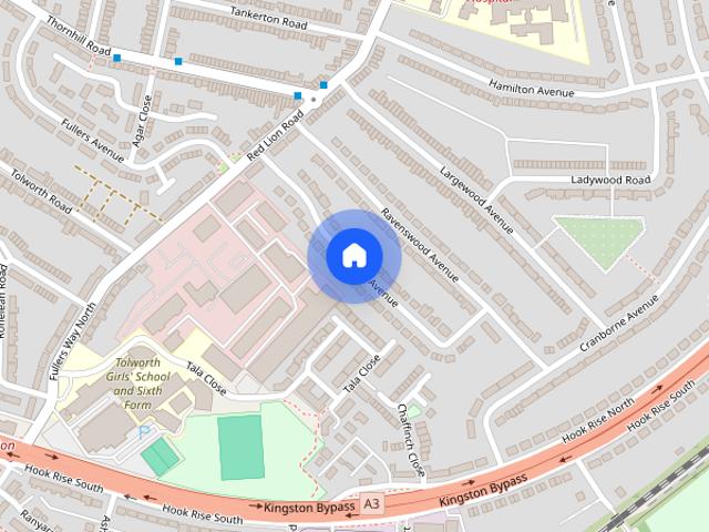 House for rent in Tolworth, Greater London