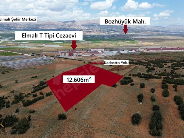 Bozhüyük, Elmalı içerisinde satılık Arsa