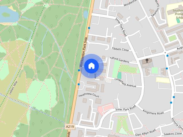 Apartment for rent in Southfields, Greater London
