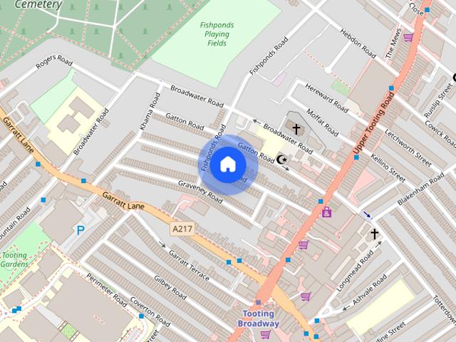 Apartment for rent in Summerstown, Greater London