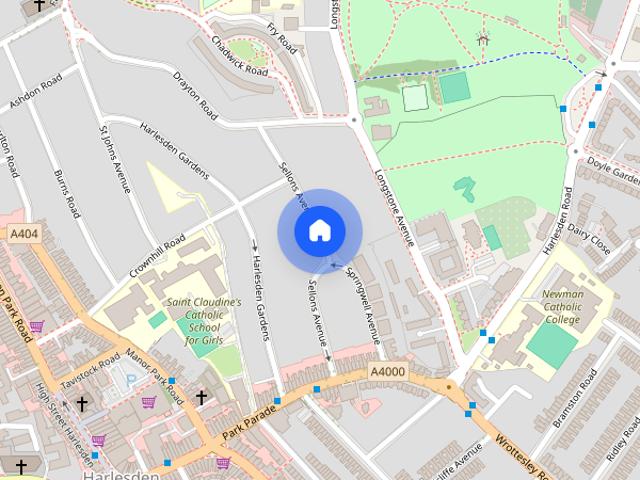 House for rent in Harlesden, Greater London