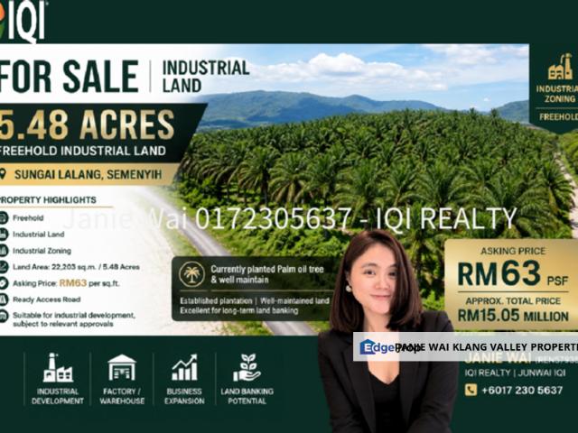 Warehouse for sale in Kajang, Langat