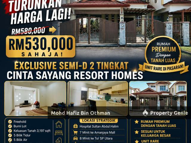 Residential House for sale in Sungai Petani, Kuala Muda