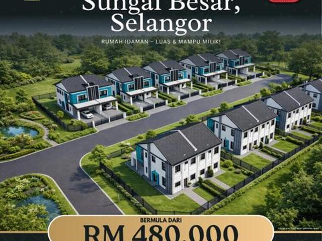 Residential House for sale in Sungai Besar, Selangor