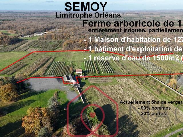 Terrain vente à Orléans, Semoy