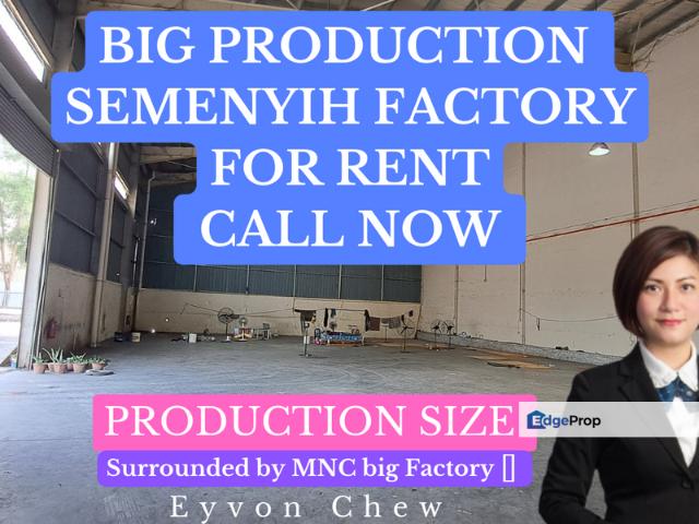 Warehouse for rent in Kajang, Langat