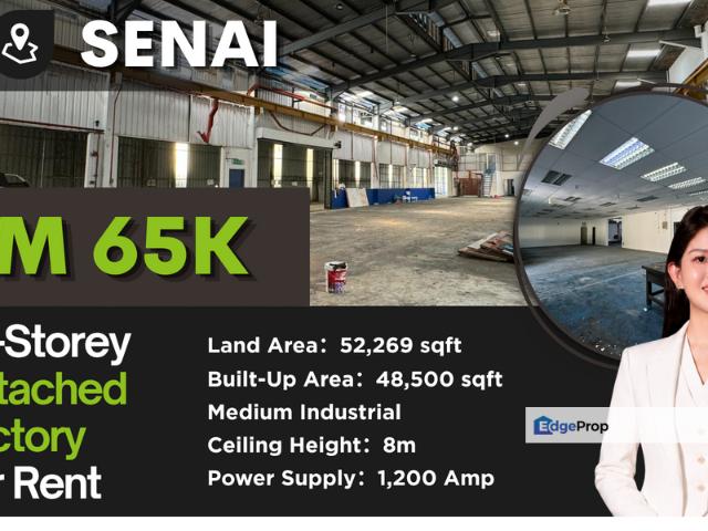 Warehouse for rent in Kulai, Johor