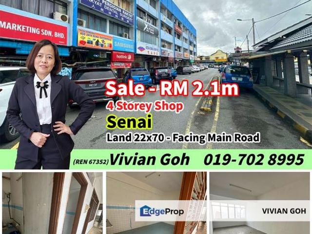 Shop for sale in Senai, Kulai