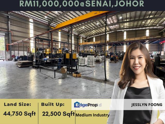 Warehouse for sale in Kulai, Johor