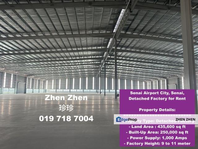 Warehouse for rent in Kulai, Johor