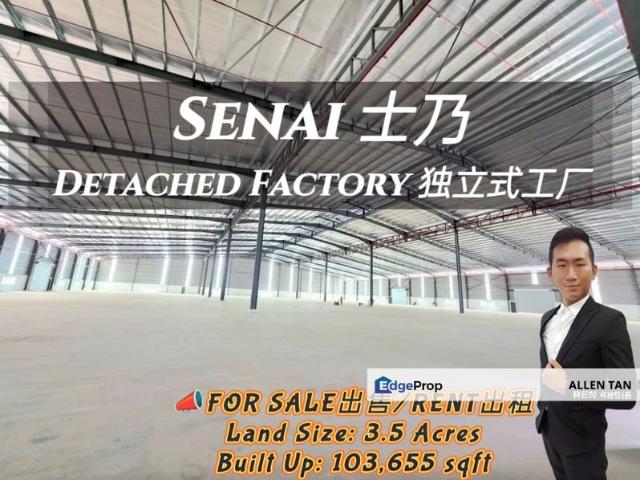 Warehouse for sale in Kulai, Johor