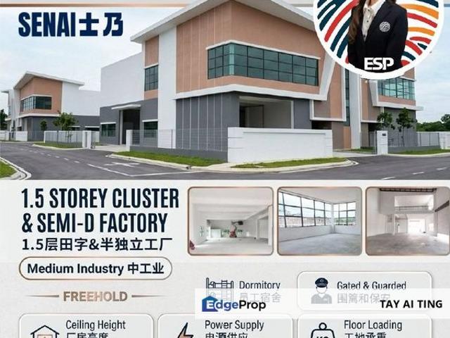 Warehouse for sale in Kulai, Johor