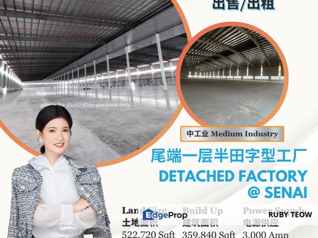 Warehouse for sale in Kulai, Johor