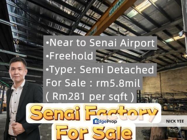 Warehouse for sale in Kulai, Johor