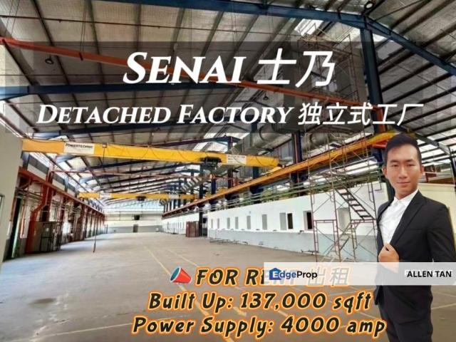Warehouse for rent in Kulai, Johor
