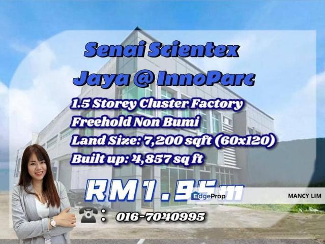 Warehouse for sale in Kulai, Johor