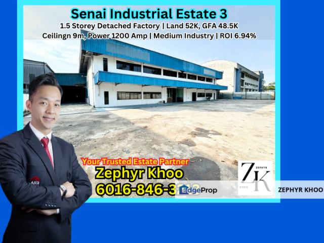 Warehouse for sale in Kulai, Johor