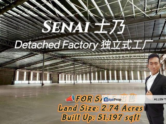 Warehouse for sale in Kulai, Johor
