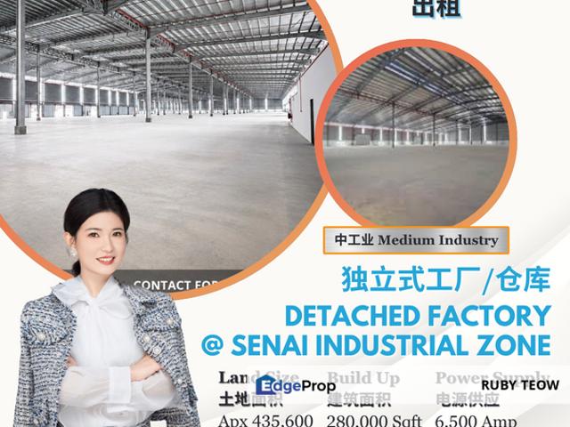 Warehouse for rent in Kulai, Johor
