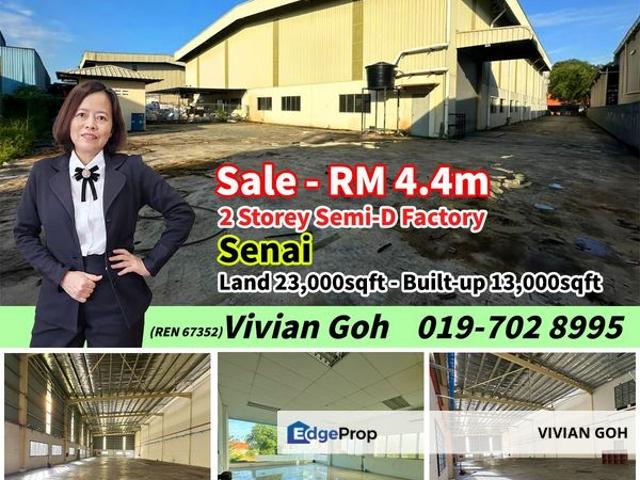 Warehouse for sale in Kulai, Johor