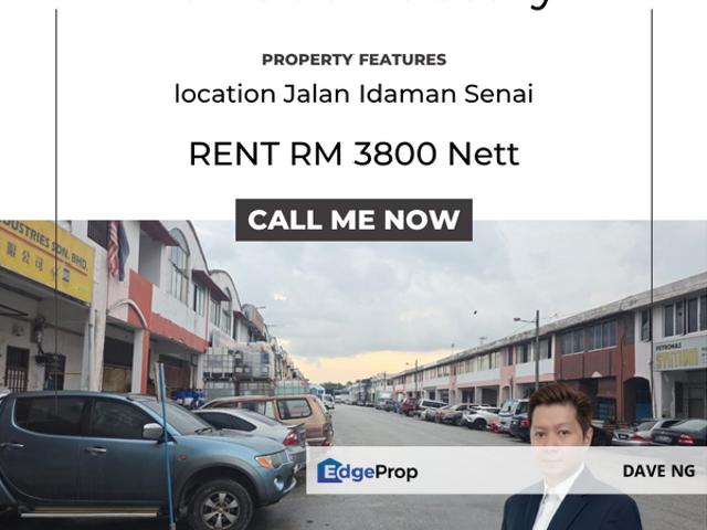 Warehouse for rent in Kulai, Johor