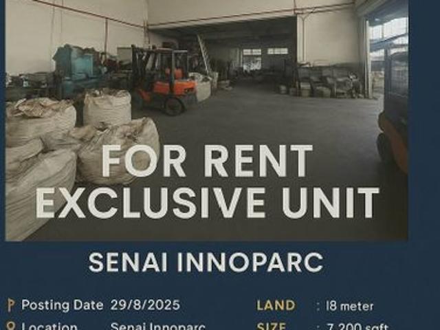 Warehouse for sale in Kulai, Johor