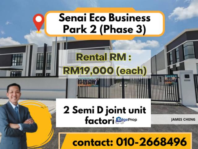 Warehouse for rent in Kulai, Johor