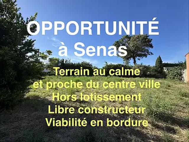 Terrain vente à Aix-en-Provence, Sénas