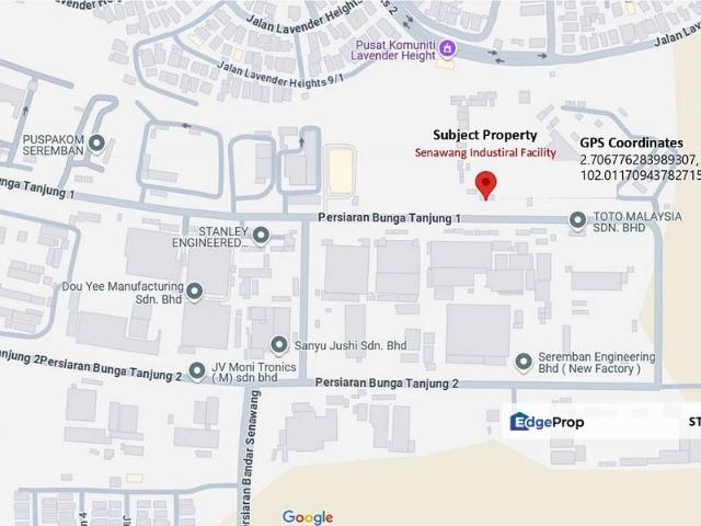 Warehouse for rent in Seremban