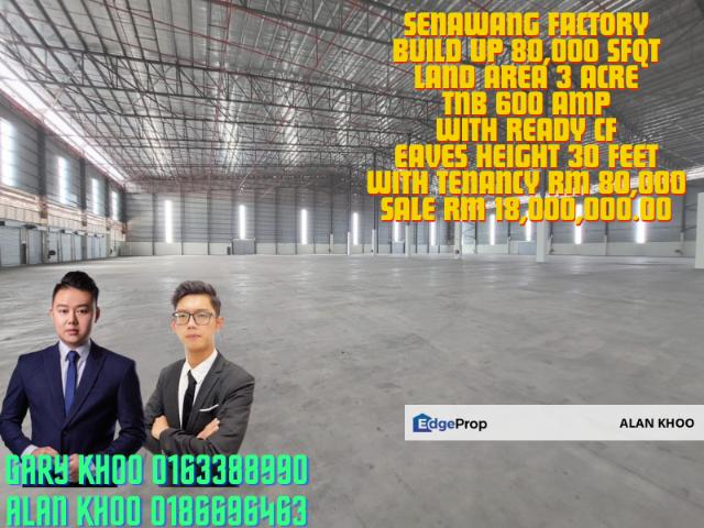 Warehouse for sale in Sendayan Village, Negeri Sembilan