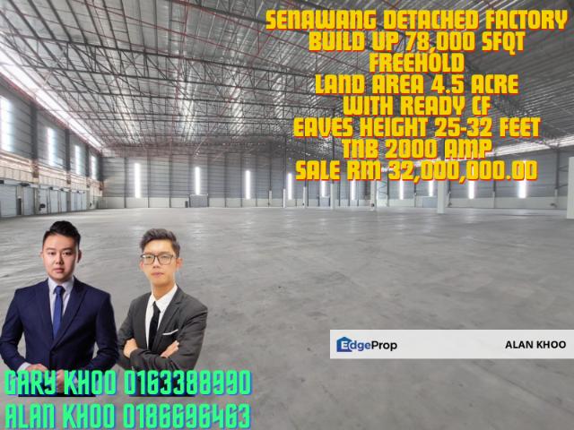 Warehouse for sale in Sendayan Village, Negeri Sembilan