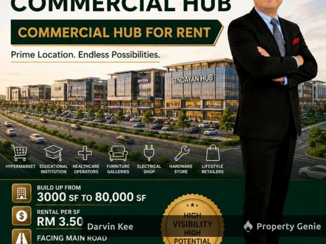 Shop for rent in Sendayan Village, Negeri Sembilan