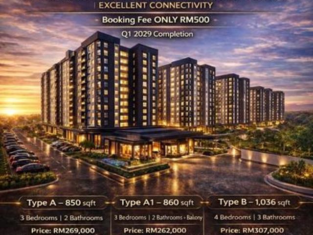 Condominium for sale in Seelong, Johor