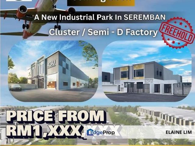 Warehouse for sale in Sendayan Village, Negeri Sembilan